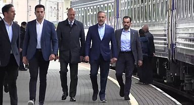 Bakan Fidan, Ukrayna ziyareti için trenle Polonya'da Kiev'e hareket etti