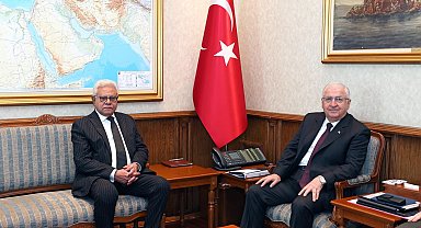 Bakan Güler, Pakistan Büyükelçisi Cüneyd'i kabul etti