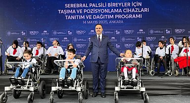 Bakan Kacır: Serebral palsili evlatlarımıza, 600 set cihaz hibe ediyoruz