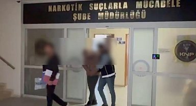 Bardak yüklü kamyondan 15 kilo 840 gram esrar çıktı