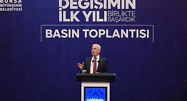 Başkan Bozbey Büyükşehir'deki görevininin 1 yılını değerlendirdi: 'Kamu kaynaklarını Bursalılar için kullandık'