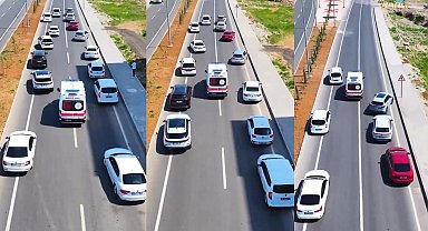 Batman'da 'Fermuar sistemi ile yaşama yol ver' tatbikatı