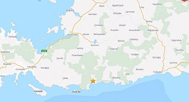 Bodrum'da 4.1 büyüklüğünde deprem