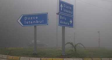Bolu Dağı'nda yoğun sis