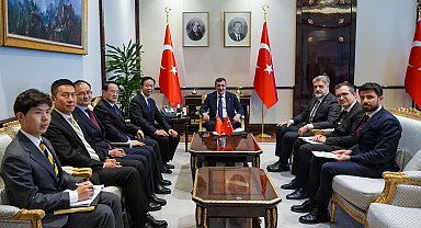 Cevdet Yılmaz, Çin Ulusal Halk Kongresi Daimi Komitesi Başkan Yardımcısı Jie ile görüştü