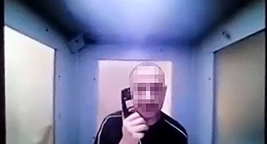 Cezaevindeki eniştesinin tehdit videosuyla suç duyurusunda bulundu