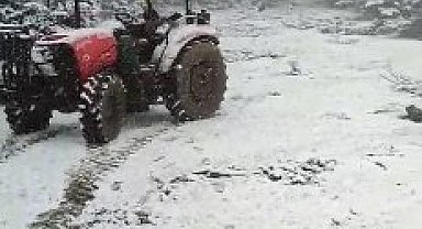 Çorum'da mayısta kar yağışı