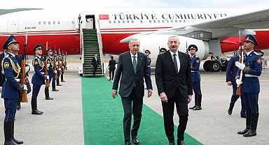 Cumhurbaşkanı Erdoğan, Azerbaycan'da