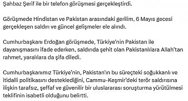 Cumhurbaşkanı Erdoğan, Pakistan Başbakanı Şerif ile görüştü