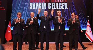 Cumhurbaşkanı Erdoğan: Söz konusu Kıbrıs davası olunca soyadımız Kuzey Kıbrıs Türk Cumhuriyeti'dir ve görüntü