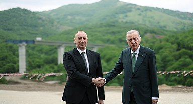 Cumhurbaşkanı Erdoğan ve Aliyev, Laçın Uluslararası Havalimanı'nın açılışını yaptı