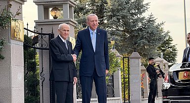 Cumhurbaşkanı Erdoğan ve Bahçeli bir araya geldi
