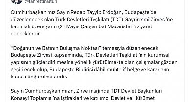 Cumhurbaşkanı Erdoğan, yarın Macaristan'a gidecek