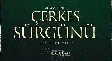 Cumhurbaşkanı Erdoğan'dan 'Çerkes Sürgünü' paylaşımı