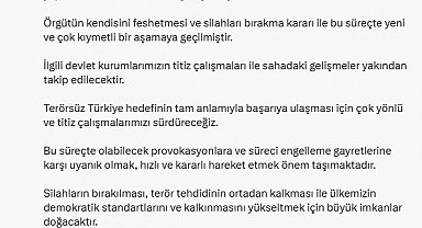 Cumhurbaşkanı Yardımcısı Yılmaz: 'Terörsüz Türkiye' popülist söylemlere kurban edilmemelidir