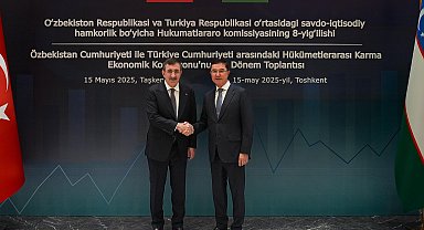 Cumhurbaşkanı Yardımcısı Yılmaz, Özbekistan Başbakan Yardımcısı Kuçkarov ile görüştü