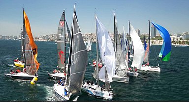 Cumhurbaşkanlığı 6. Uluslararası Yat Yarışları Kurtuluş Kupası İstanbul Etabı'nda renkli görüntüler