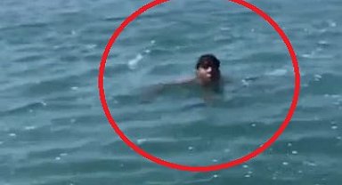 Denizde boğulmak üzereyken kurtardılar