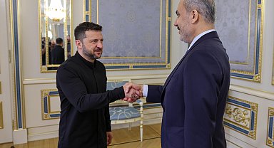 Dışişleri Bakanı Fidan, Ukrayna Devlet Başkanı Zelenskiy ile görüştü