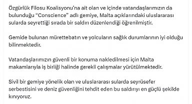 Dışişleri Sözcüsü Keçeli: Malta'da saldırıya uğrayan gemideki vatandaşlarımızın nakli için çalışmalar yürütülmekte