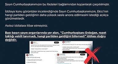 DMM: 'Cumhurbaşkanı Erdoğan, rozet taktığı vekili tanımadı' iddiası doğru değildir