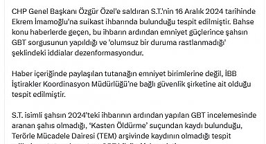 DMM: Özgür Özel'e saldıran kişinin GBT'sinin silindiği iddiaları doğru değil