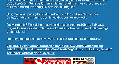 DMM'den 'bölücü terör örgütünün isminin çıkarıldığı' iddialarına açıklama