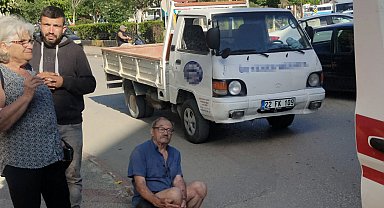 Edirne'de kamyonetin yaya yaralandı