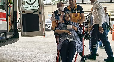 Elini makineye kaptıran tekstil işçisi yaralandı