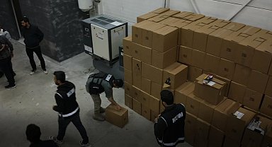 Fabrikada 3 milyon 820 bin boş makaron ele geçirildi; 3 tutuklama