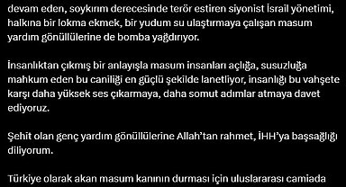 Fahrettin Altun: İsrail terörünün sorumlularının, hesap vermesi için girişimlerimizi artıracağız