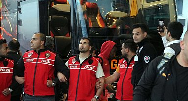 Galatasaray kafilesi, Gaziantep'te