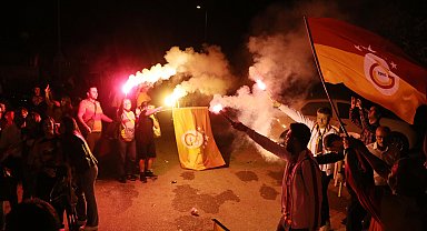 Galatasaray'ın şampiyonluğu Denizli'de kutlandı