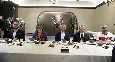 Gaziantep'te iki kulüp başkanından dostluk rüzgarı