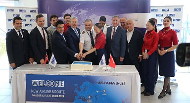 Gazipaşa-Alanya Havalimanı, FlyArsytan'ın ilk uçuşunu karşıladı
