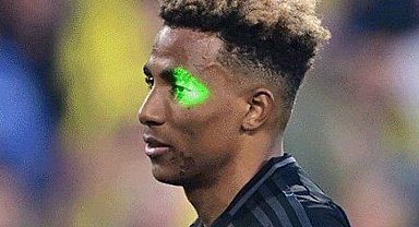 Gedson Fernandes'e lazer tutan taraftar gözaltına alındı