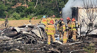 Güney Kore'de düşen donanma uçağındaki 4 kişi hayatını kaybetti
