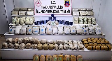 Hakkari ve Van'da 339 kilo uyuşturucu ele geçirildi
