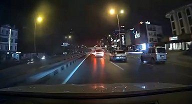 İstanbul - Avcılar D-100'de makas atarak ilerledi