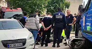 İstanbul- Avcılar'da kargo aracıyla motosiklet çarpıştı