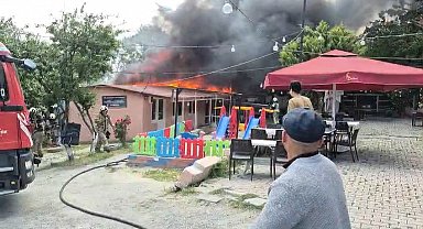 İstanbul- Avcılar'da restoranda yangın çıktı