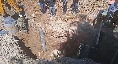 İstanbul - Çekmeköy'de inşaat alanında göçük-1