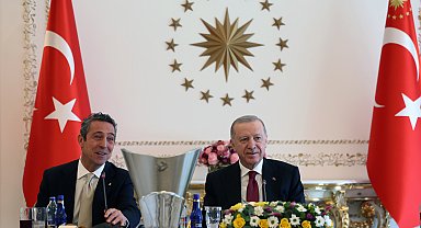 İstanbul- Cumhurbaşkanı Erdoğan, EuroLeague şampiyonu Fenerbahçe Beko'yu kabul etti