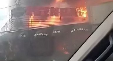 İstanbul- Esenyurt'ta restoranda yangın -1