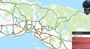 İstanbul - İstanbul'da haftanın ilk günü yoğun trafik -1