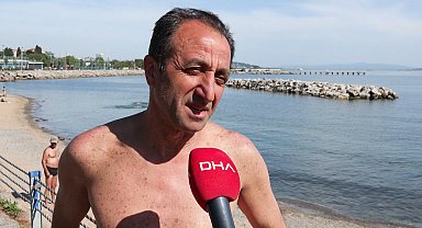 İstanbul - İstanbul'da termometreler 26 dereceyi gösterdi; vatandaşlar sahile akın etti