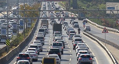 İstanbul- İstanbul'da trafik yoğunluğu