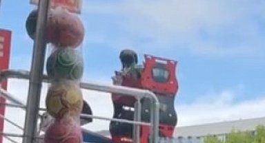 İstanbul- Marketten cips çalan kargaya esnaftan uyarı: 'Çok acılı alma yakar'