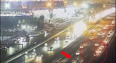 İstanbul - Sarıyer'de emniyet şeridindeki araca çarpan motosikletli öldü