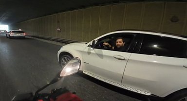 İstanbul- Sultangazi TEM Otoyolu'nda makas tartışması; 'Sen polis misin'